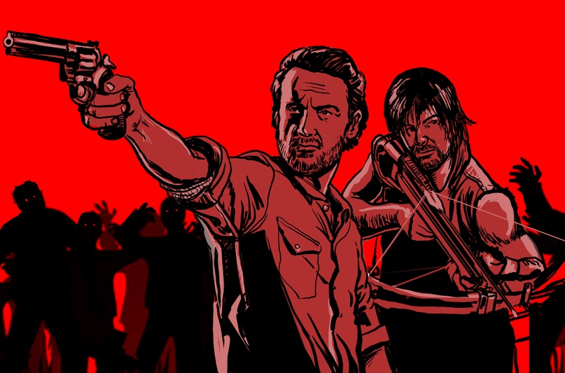 The Walking Dead (2010) является показателем нового жанра зомби, основанного на крайнем индивидуализме и искусстве выживания