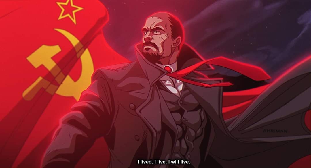 Как могло бы выглядеть аниме про Ленина.