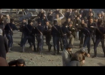 Битва рабочих со штрейкбрехерами в фильме «Метелло» (1970)
